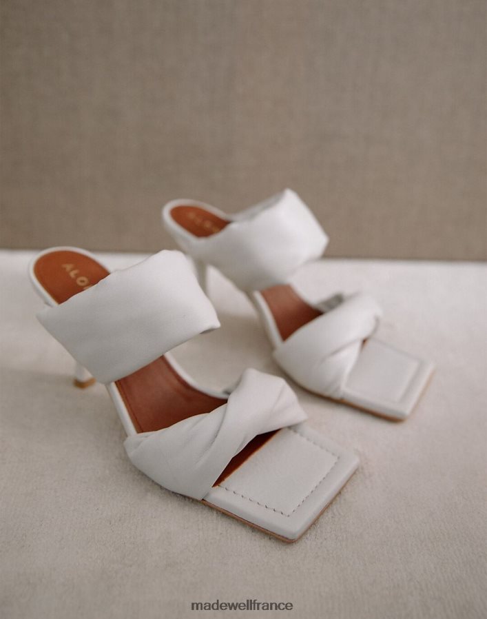 chaussure fr Madewell femmes alohas - sandales à brides torsadées en cuir noir DX88282751