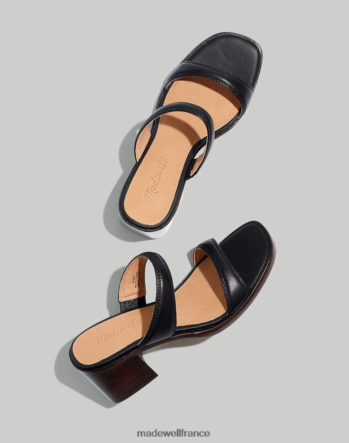 chaussure fr Madewell femmes la sandale saige à double bride en cuir chameau du désert DX88282734