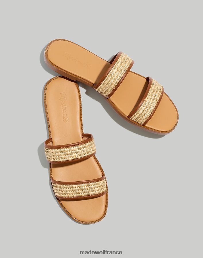 chaussure fr Madewell femmes la sandale teagan slide en paille dune du désert multi DX88282756