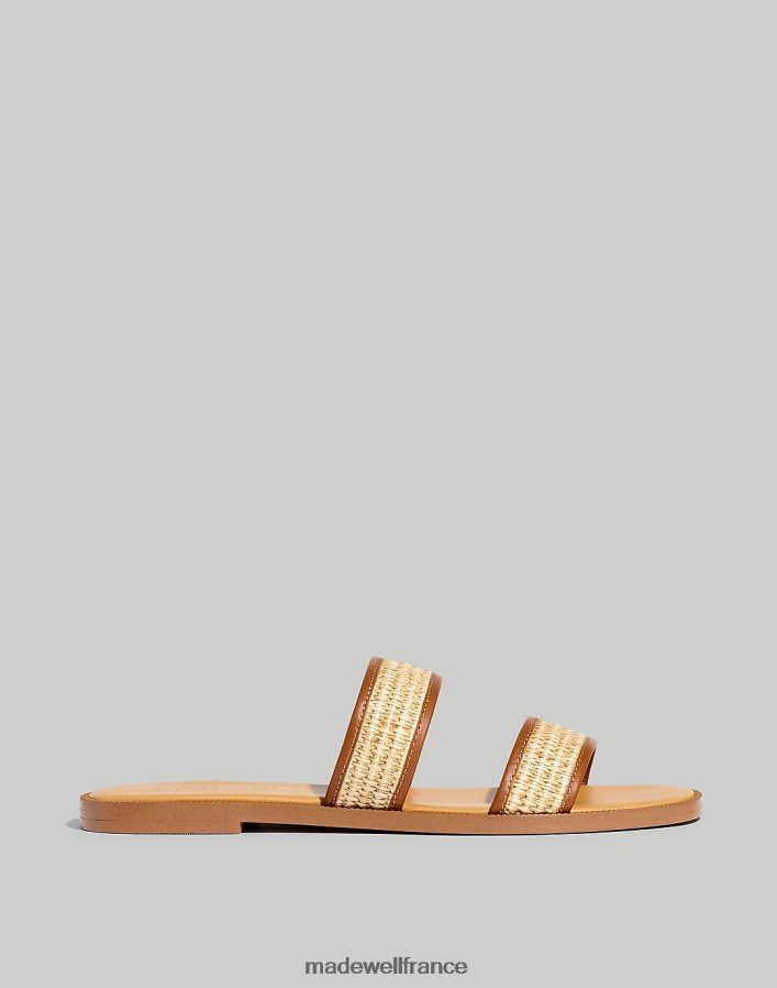 chaussure fr Madewell femmes la sandale teagan slide en paille dune du désert multi DX88282756