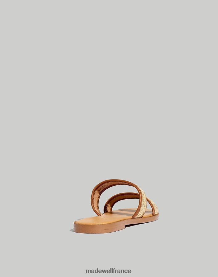 chaussure fr Madewell femmes la sandale teagan slide en paille dune du désert multi DX88282756