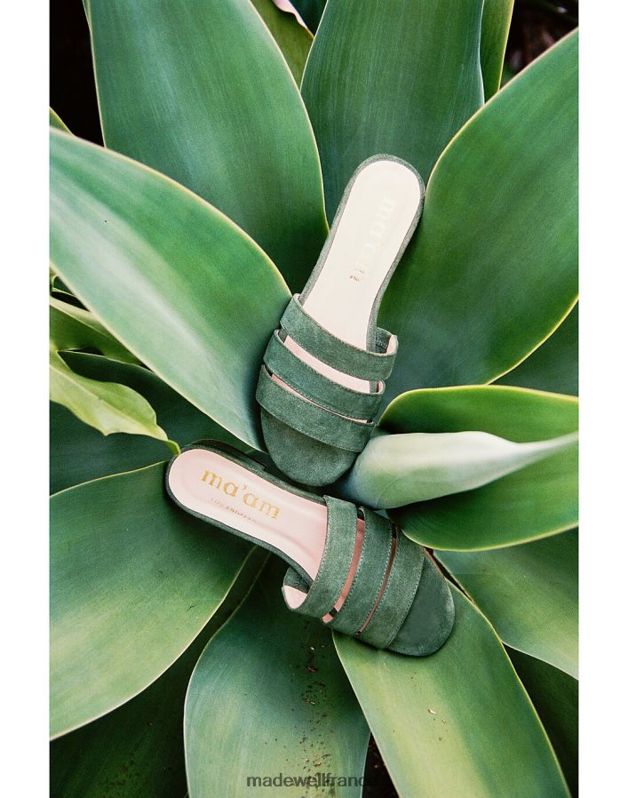 chaussure fr Madewell femmes madame shoes - sandales à enfiler cj en daim agave DX88281519