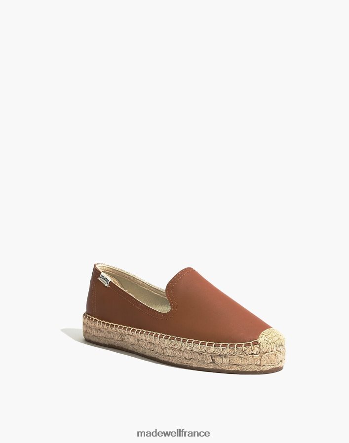 chaussure fr Madewell femmes pantoufles de fumer à plateforme soludos bronzer DX88282292