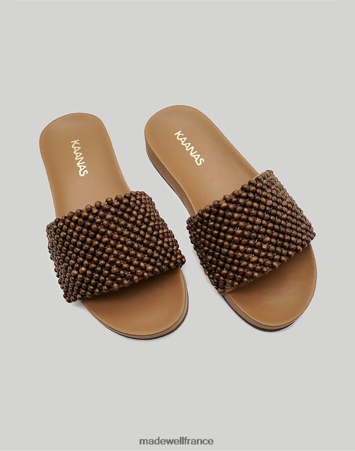 chaussure fr Madewell femmes sandale à enfiler kaanas lapu caramel DX88281717