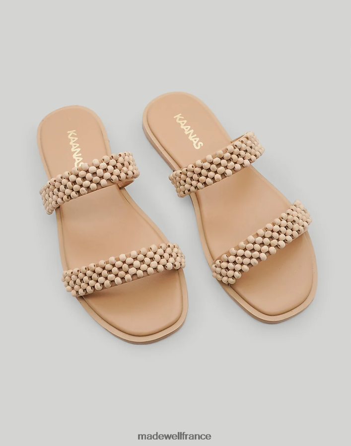 chaussure fr Madewell femmes sandale à glissière double bande siki kaanas naturel DX88281715
