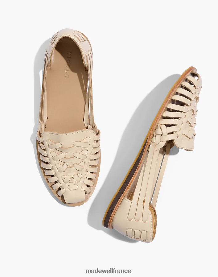 chaussure fr Madewell femmes sandale nisolo huarache amande DX88282039