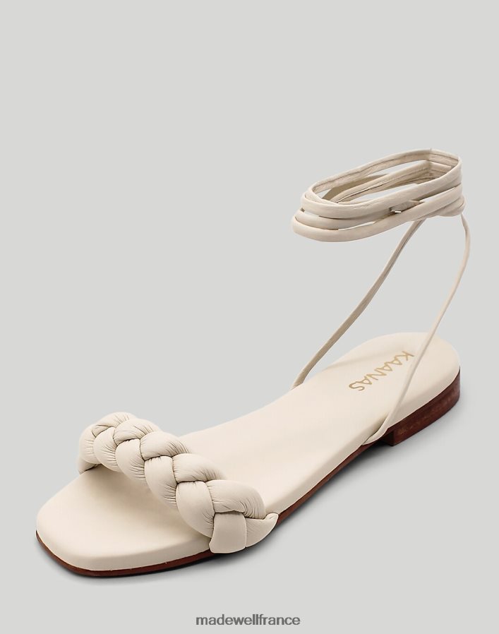 chaussure fr Madewell femmes sandale tressée kaanas chiquita avec bride à la cheville amande DX88281719
