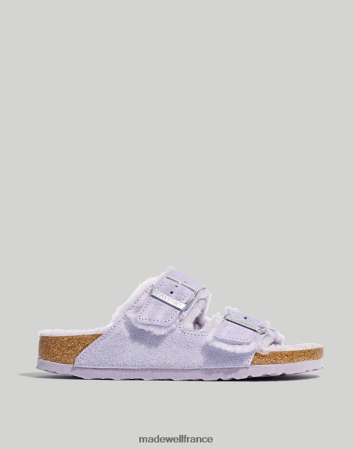 chaussure fr Madewell femmes sandales arizona en daim birkenstock daim brouillard violet DX88281281