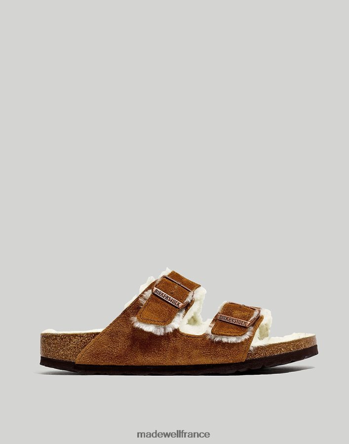 chaussure fr Madewell femmes sandales arizona en daim birkenstock vison naturel DX88281282