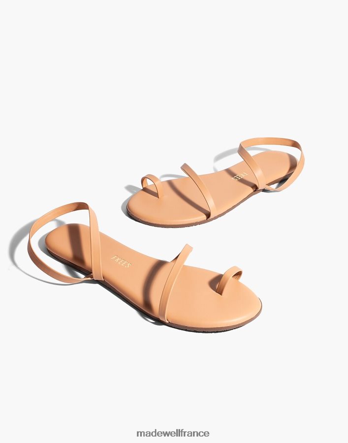 chaussure fr Madewell femmes tkees - sandales en cuir napa mia sépia DX88281151