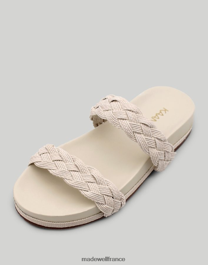 chaussure fr Madewell femmes toboggan de piscine tressé Kaanas Montezuma noir DX88281720