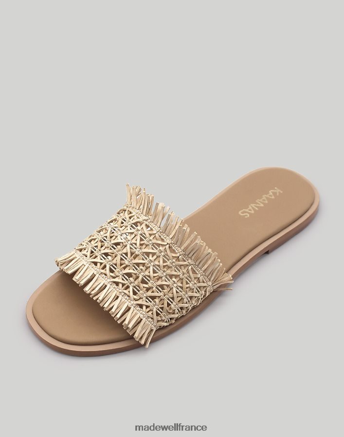 chaussure fr Madewell femmes toboggan tiki effiloché Kaanas Tortuga café DX88281725