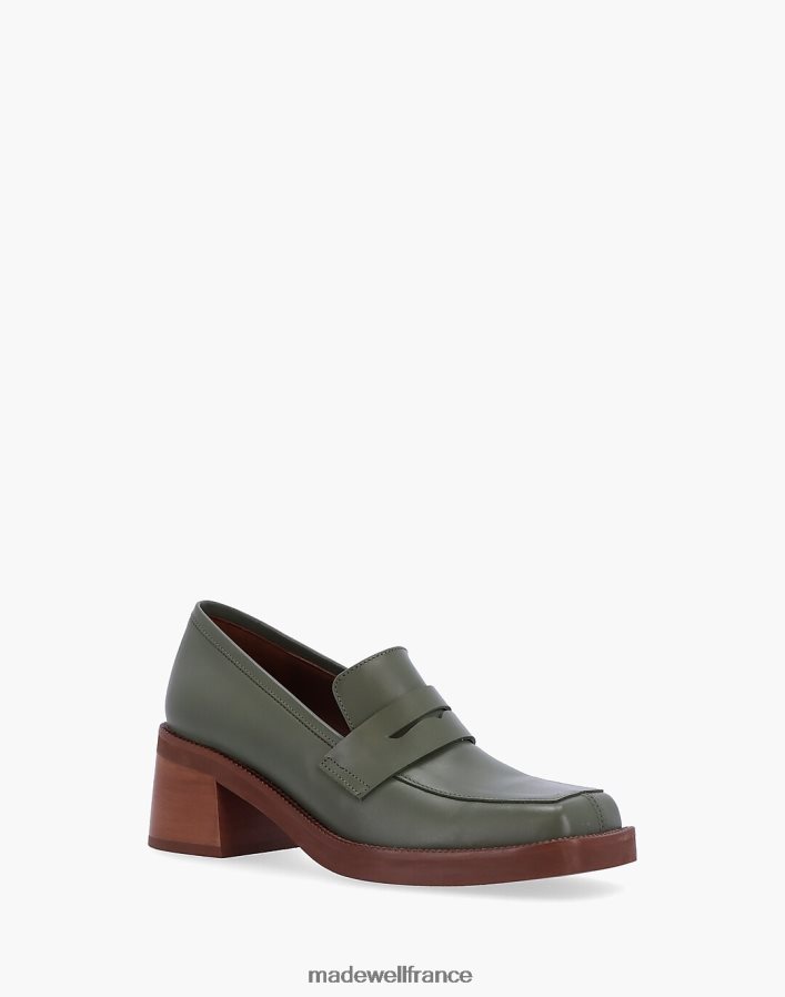 chaussure fr Madewell femmes alohas mocassins en cuir roxanne noir DX88281186