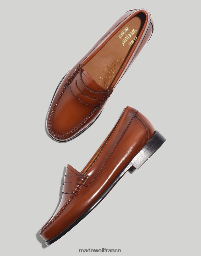 chaussure fr Madewell femmes g.h.bass whitney weejuns mocassins penny Cognac DX88281421