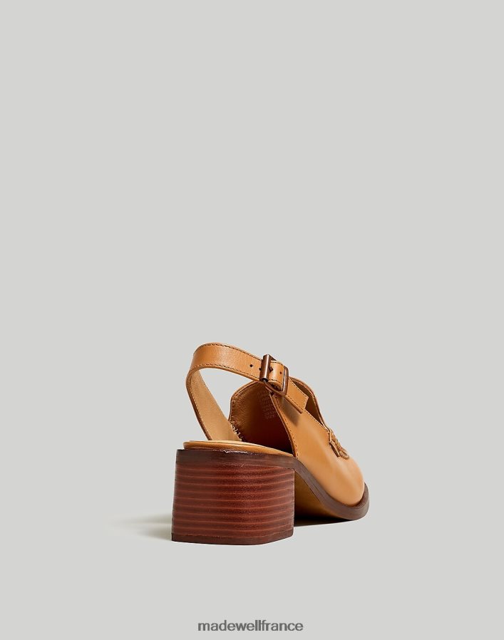 chaussure fr Madewell femmes le mocassin à bride arrière Mervin chameau du désert DX88282695