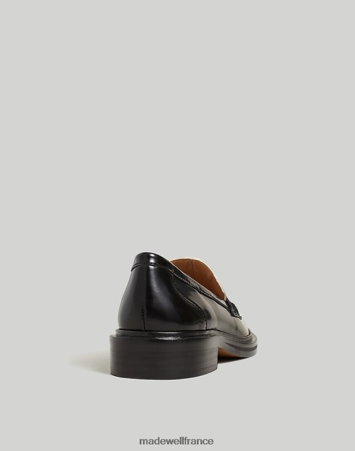 chaussure fr Madewell femmes le mocassin vernon vrai noir DX88282663