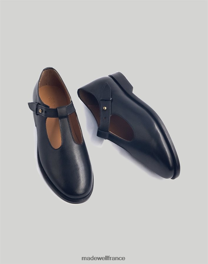 chaussure fr Madewell femmes mocassins saja à barre en T noir DX88282195