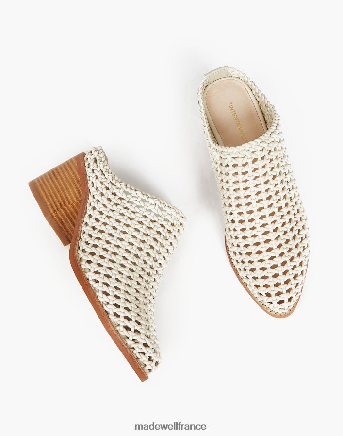 chaussure fr Madewell femmes mules panier à casquettes intentionnellement vierges blanc DX88282685