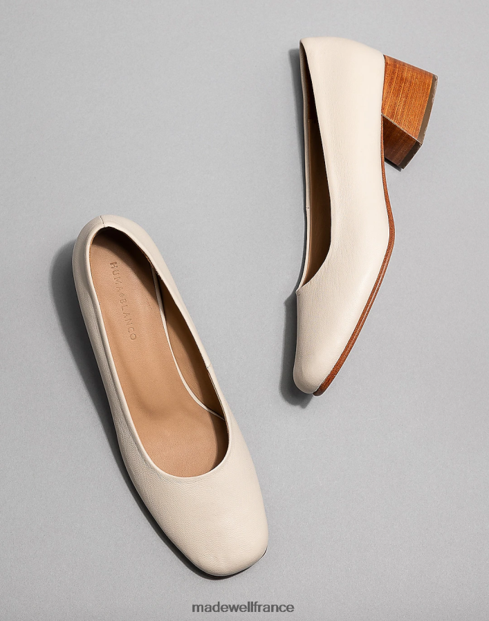 chaussure fr Madewell femmes huma blanco escarpins luisa en cuir os DX88281592