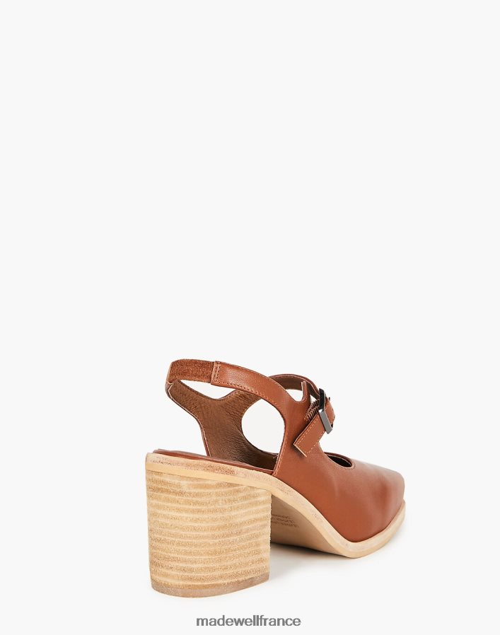 chaussure fr Madewell femmes Escarpins Mary Jane en cuir intentionnellement vierges pour bureau caramel DX88282701