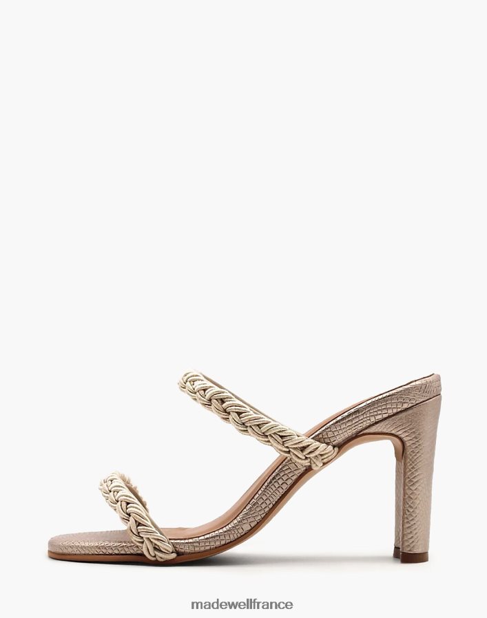 chaussure fr Madewell femmes Kaanas Ariana talon tressé noir DX88281708