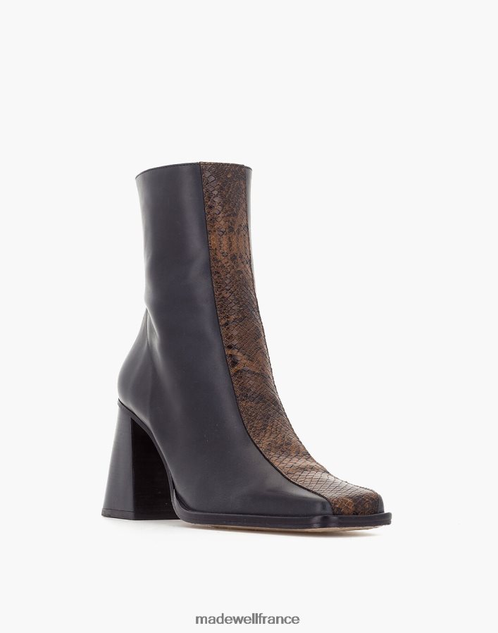 chaussure fr Madewell femmes alohas bord sud python noir multicolore DX88281191