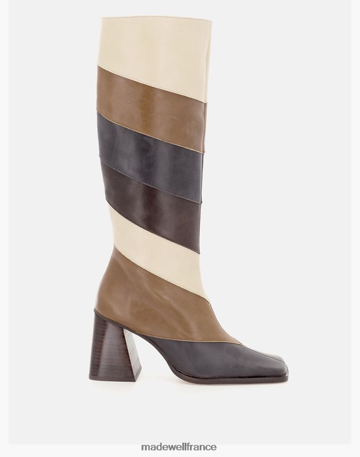 chaussure fr Madewell femmes alohas nord patchwork vintage brun DX88281195