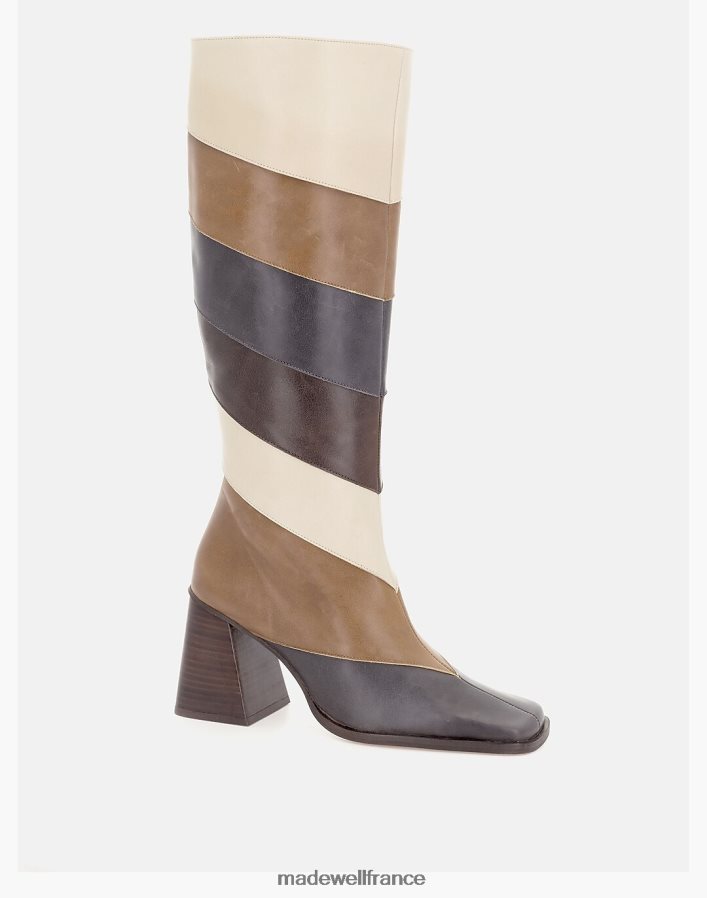 chaussure fr Madewell femmes alohas nord patchwork vintage brun DX88281195