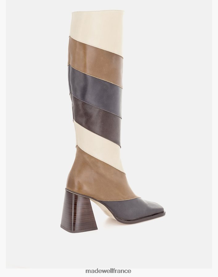 chaussure fr Madewell femmes alohas nord patchwork vintage brun DX88281195