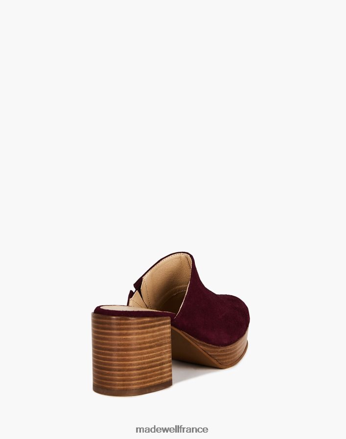 chaussure fr Madewell femmes des faits intentionnellement vides obstruent rouge foncé DX88282687