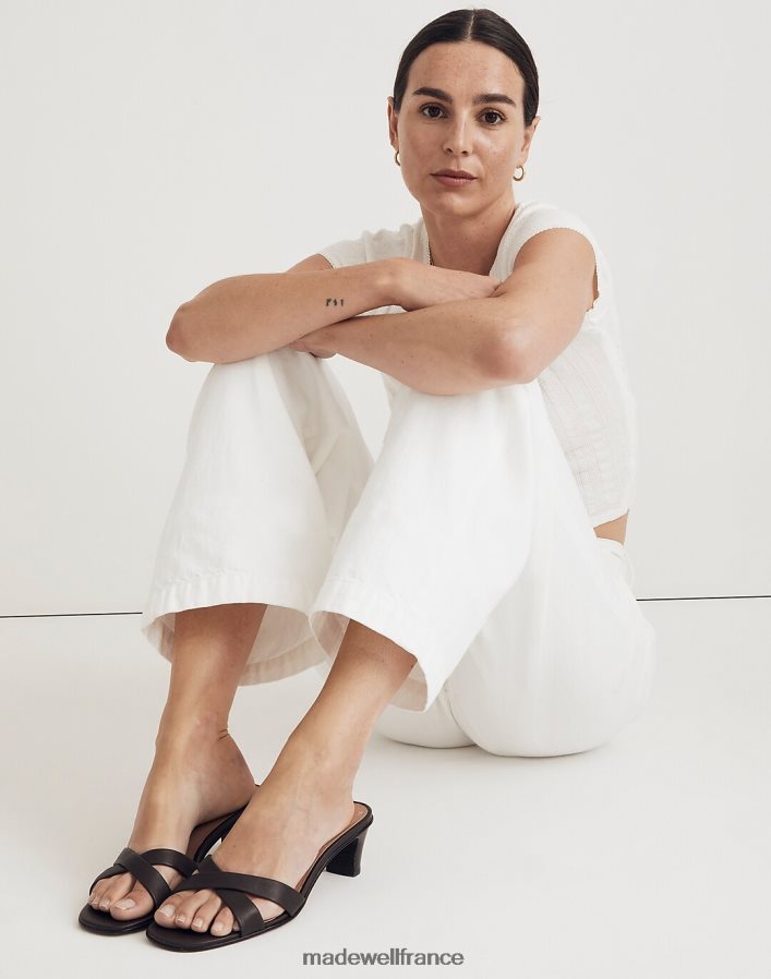 chaussure fr Madewell femmes la sandale à petit talon rachelle raisins au chocolat DX88282698