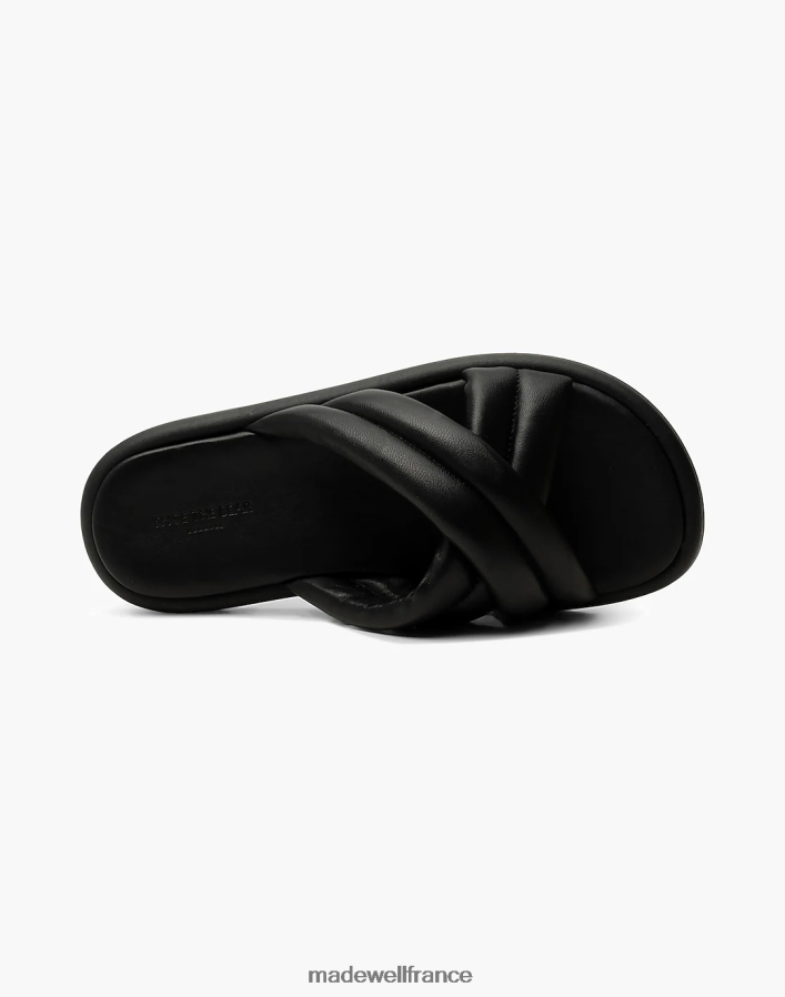 chaussure fr Madewell femmes chaussure l'ours lotta cross mule noir DX88282217