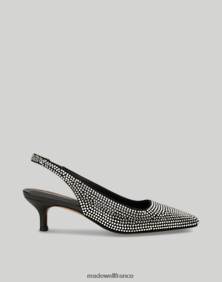 chaussure fr Madewell femmes chaussure l'ours maxine slingback cristal noir DX88282212