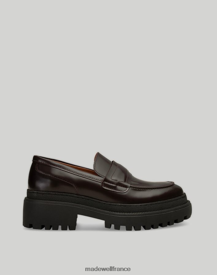 chaussure fr Madewell femmes chaussure l'ours mocassin de selle iona Bordeux DX88282214