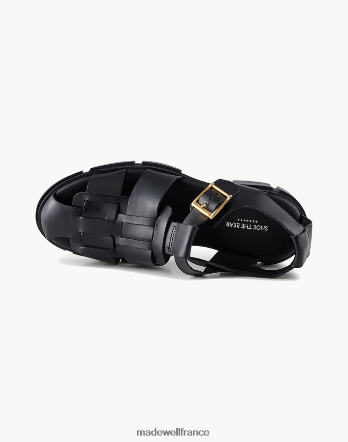 chaussure fr Madewell femmes chaussure l'ours pêcheur alva noir DX88282216