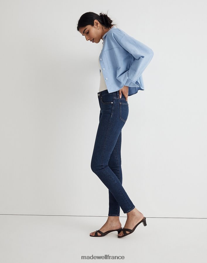 vêtements fr Madewell femmes Jean skinny 8'' lavage cortland DX88282579