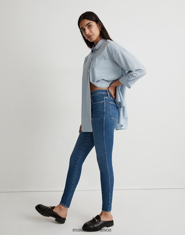 vêtements fr Madewell femmes Jean skinny taille haute 10'' lavage d'oreille DX88282542