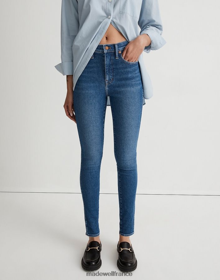 vêtements fr Madewell femmes Jean skinny taille haute 10'' lavage d'oreille DX88282542