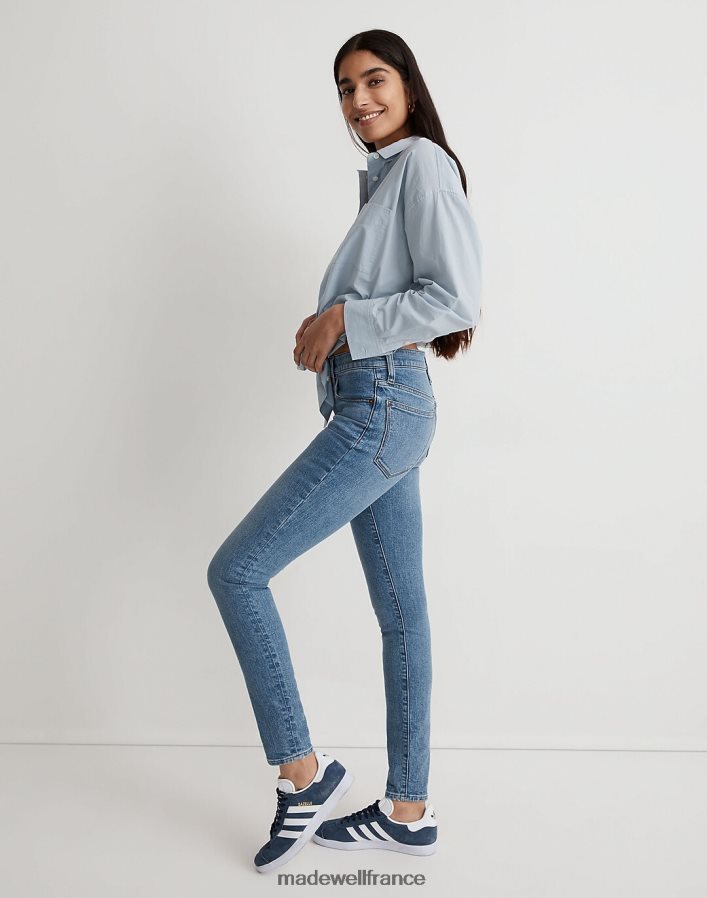 vêtements fr Madewell femmes Jean skinny taille mi-haute 9'' lavage de cloverdale DX88282539