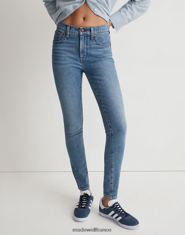 vêtements fr Madewell femmes Jean skinny taille mi-haute 9'' lavage de cloverdale DX88282539