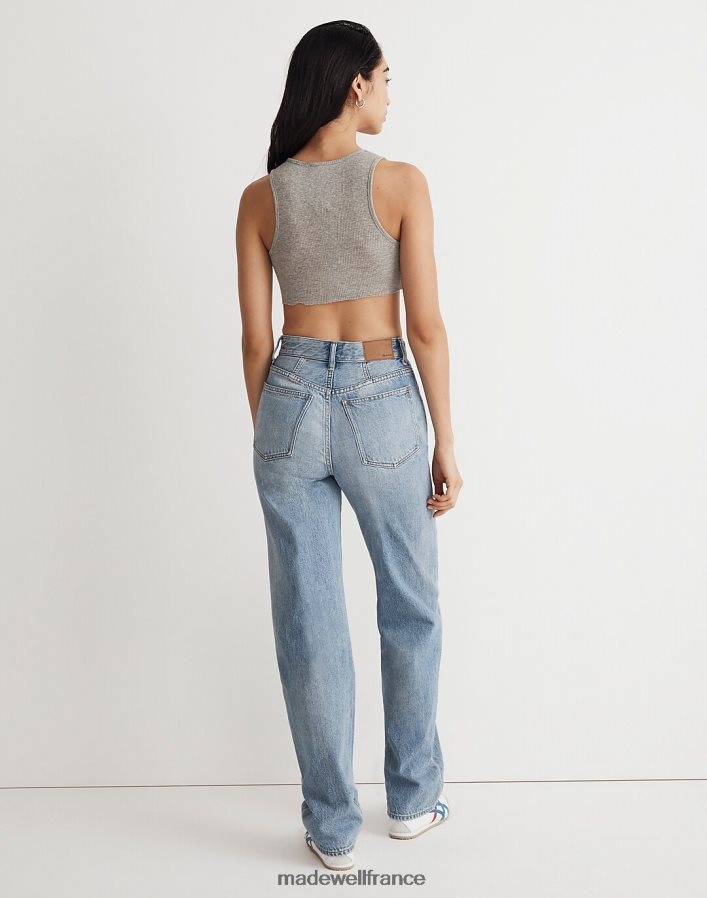 vêtements fr Madewell femmes Molly Dickson - Jean droit ample à découpes Donnan laver DX88281067