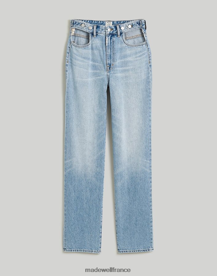 vêtements fr Madewell femmes Molly Dickson - Jean droit ample à découpes Donnan laver DX88281067