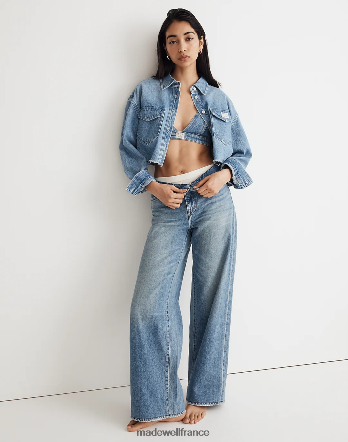 vêtements fr Madewell femmes Molly Dickson - Jean large baggy taille basse andra laver DX88281069