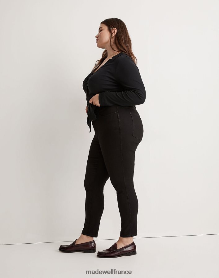 vêtements fr Madewell femmes et un jean skinny taille haute gel noir DX88282553