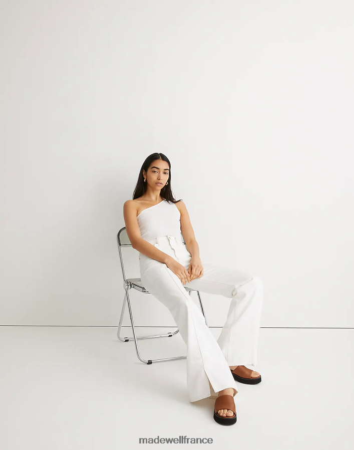 vêtements fr Madewell femmes jean ample évasé carrelage blanc DX88282525