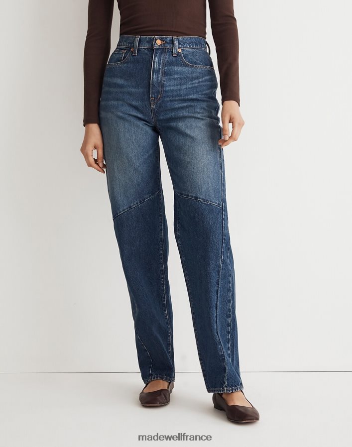vêtements fr Madewell femmes jean baggy fuselé : édition bicolore lavage fanwell DX88282492