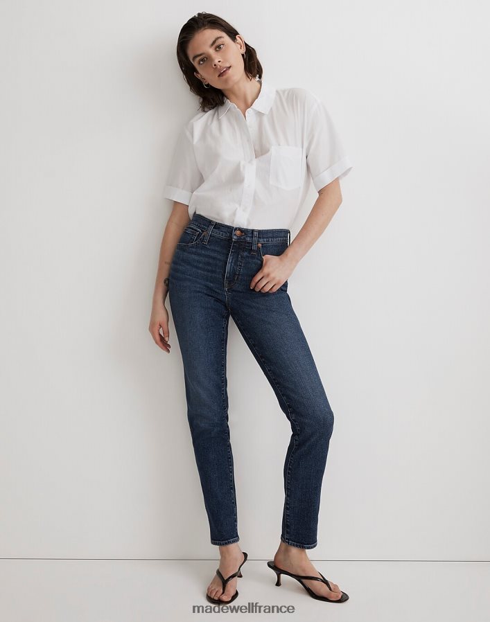 vêtements fr Madewell femmes jean cloisonné taille mi-haute Lavage Harborton DX88282583