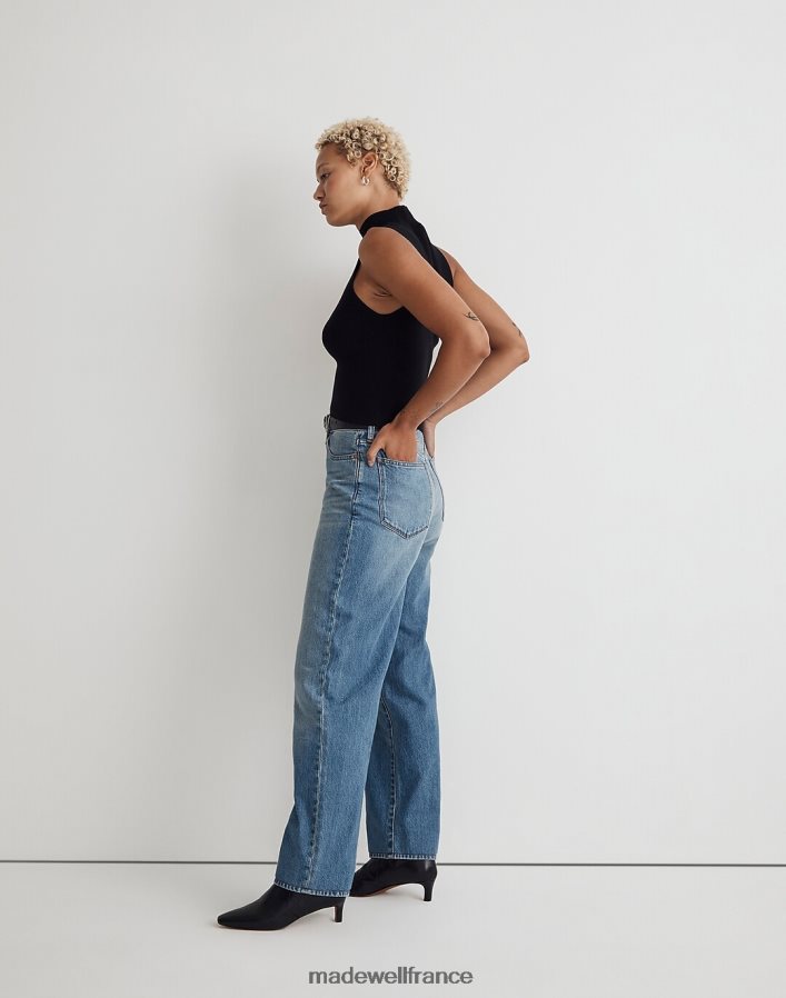 vêtements fr Madewell femmes jean droit ample et courbé lavage letica DX88281095