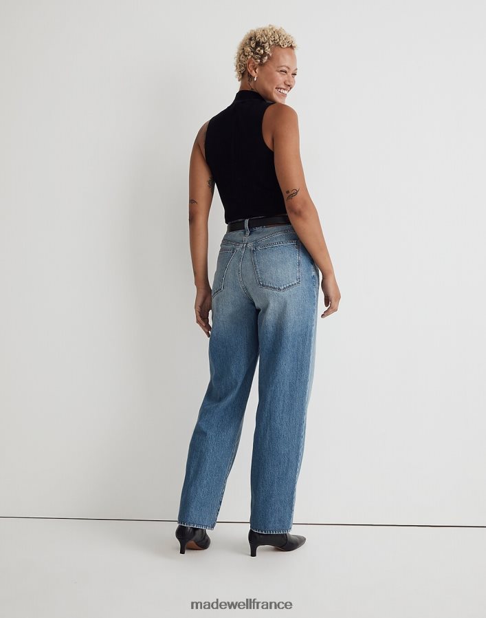 vêtements fr Madewell femmes jean droit ample et courbé lavage letica DX88281095