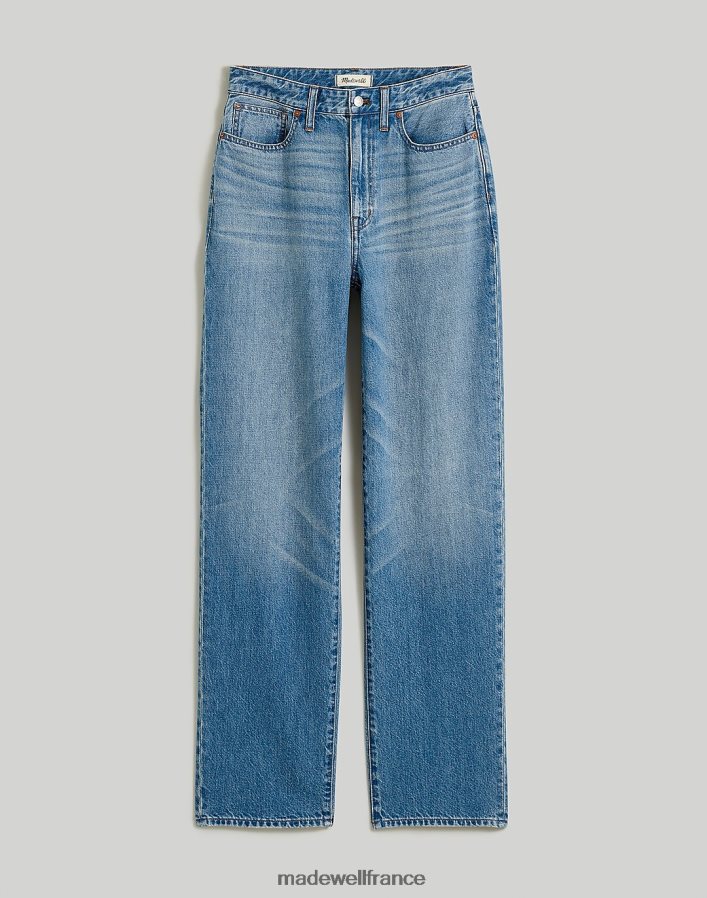 vêtements fr Madewell femmes jean droit ample et courbé lavage letica DX88281095